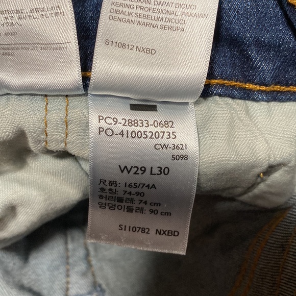 Levi’s 512 Regular Blue Jeans - Picture 8 of 8
